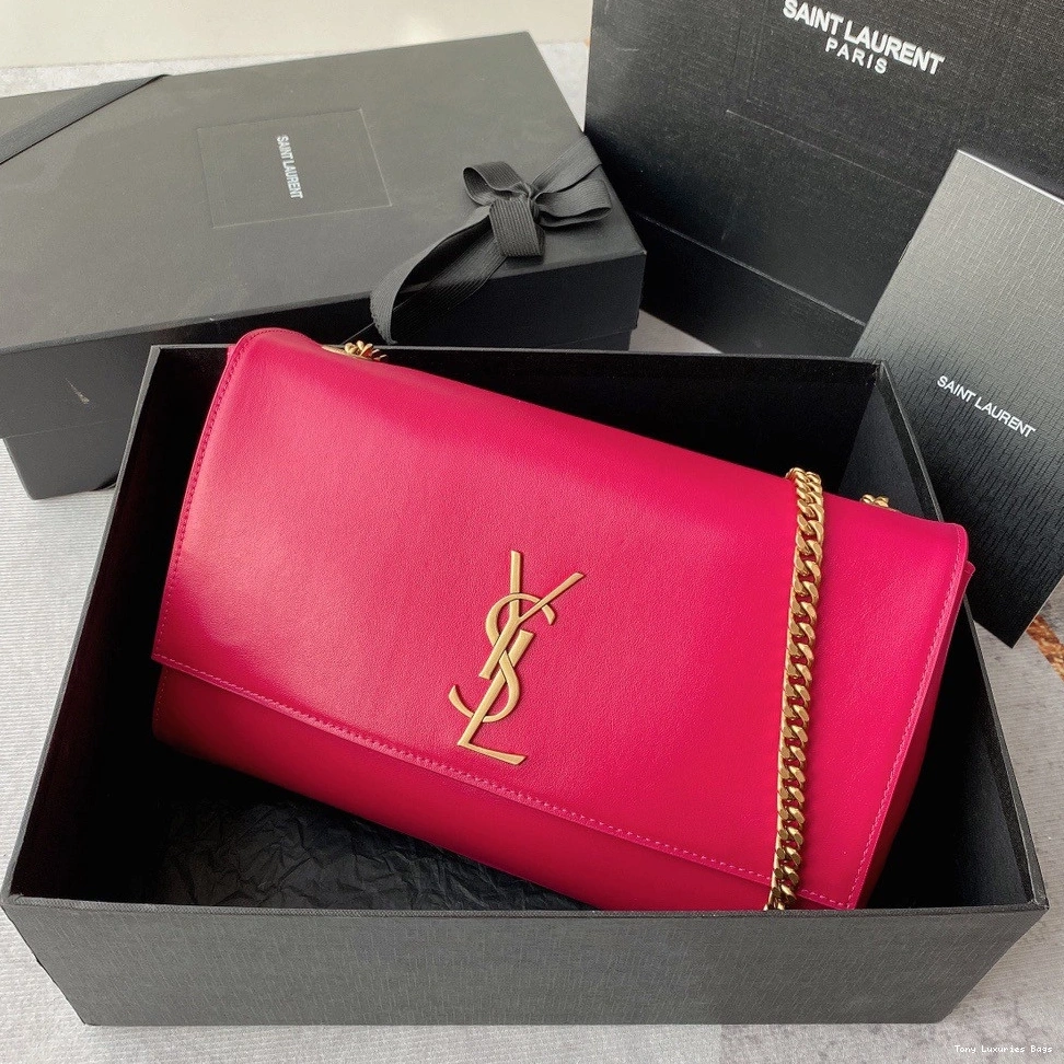 Tony Luxuries SUEDE SMOOTH REVERSIBLE AND IN YSL KATE MEDIUM LEATHER 0723